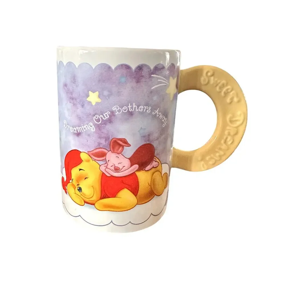 Winnie The Pooh Tigger Piglet Sweet Dreams Vintage Coffee Mug Disney